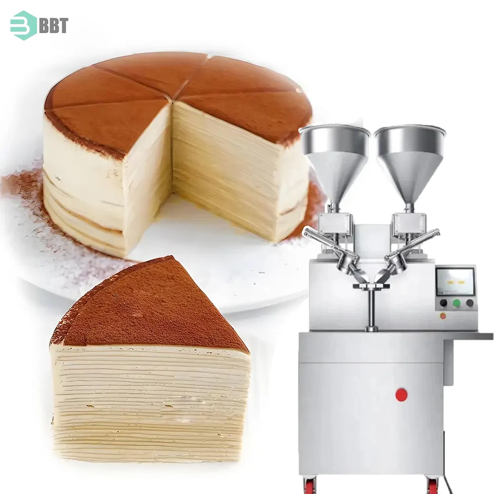 Professional Mille Crepe Cake Machine Cake Decorating Machine For Automatic Cream Coating And Smoothing