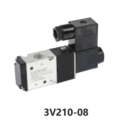 
4v210-08 DC12V 5 Way 2 Position Pneumatic Air Control Solenoid Directional Control Valve 