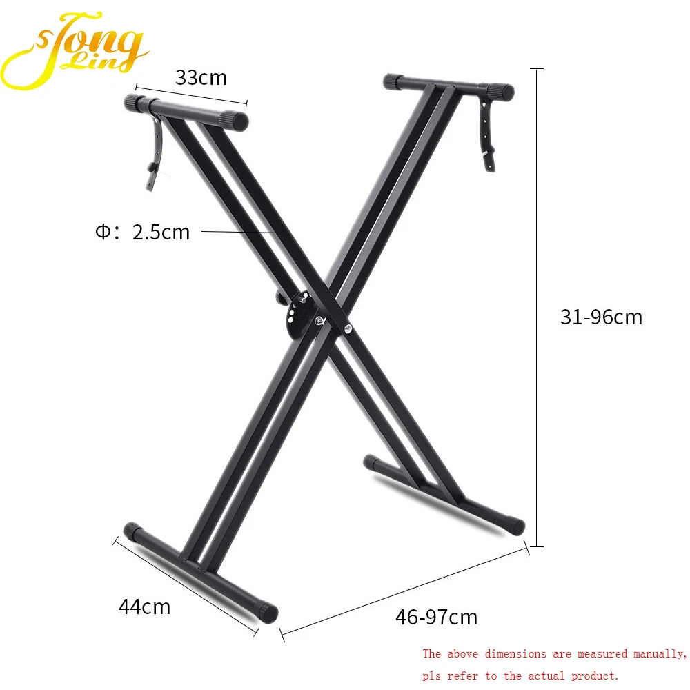 Aluminum Joint Double X Keyboard stand,electronic organ Piano Keyboard Stand