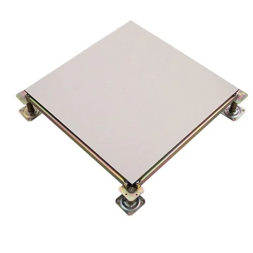 Anti-static raised floor with tile surface