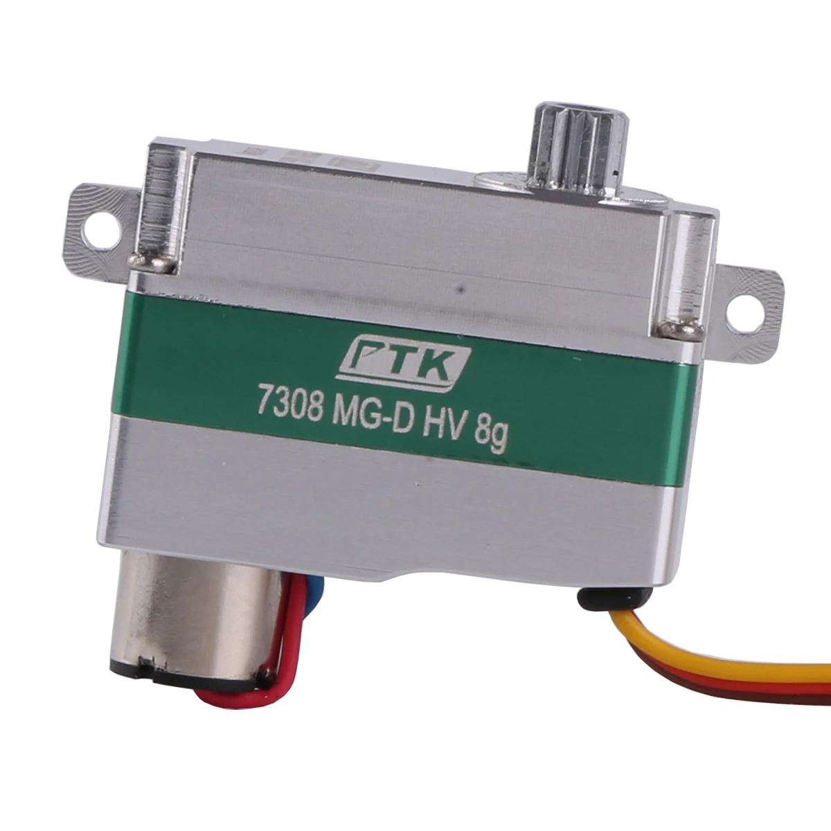 Сервопривод PTK 7308 MG-D 8g оптовая продажа цифровой металлический корпус модель самолета DLG F5B F5L F3D F3K сервопривод для планерного