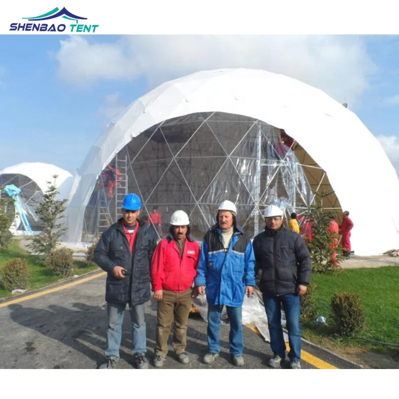 20 м Диаметр размер роскошные геодезические Круглый купол выставка палатки для ежегодного события