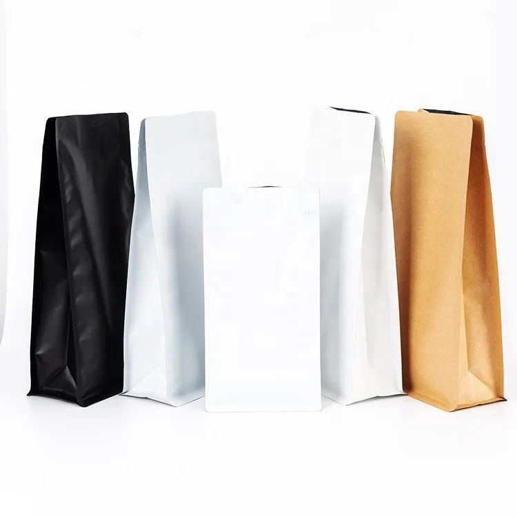 High quality matt color Aluminum Foil 16 oz 12 oz 10 oz coffee bags laminated material with zipper
