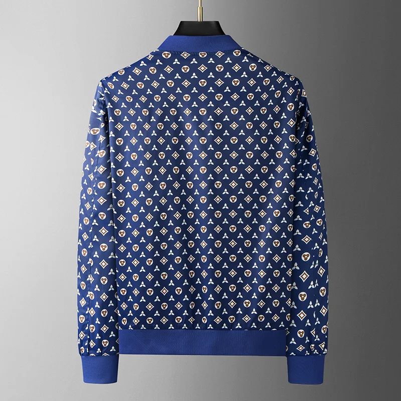 men tee casual jacket clothes autumn men long sleeve printing jumper jacket mens Fleece jacket