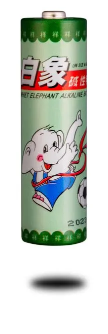
CARTON WHITE ELEPHANT BATTERY AA CompareShare Alkaline Battery LR6 AA AM-3 ( OEM) 