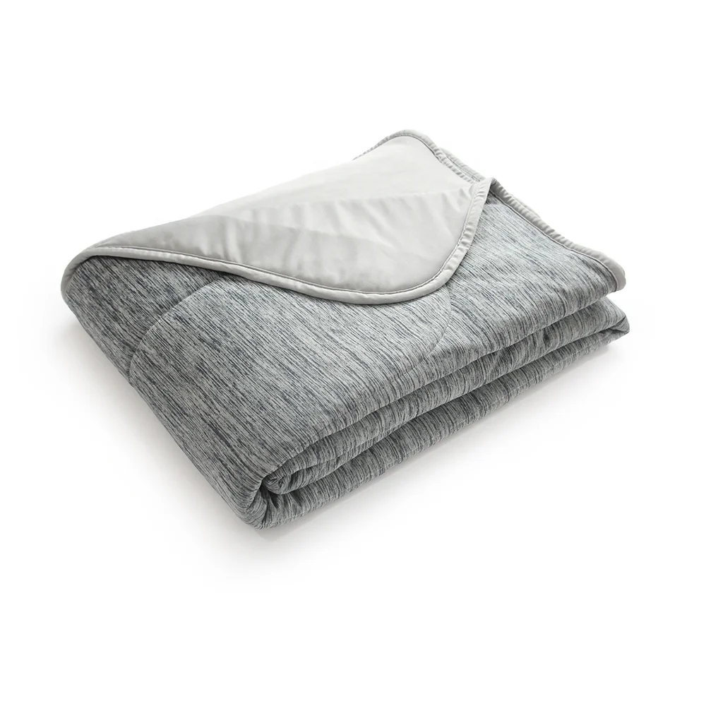 Cooling Throw Blanket for Hot Sleepers Q-Max >0.5 Cool Fiber Lightweight Travel/Outdoor Cold Breathable Summer Cool Blanket