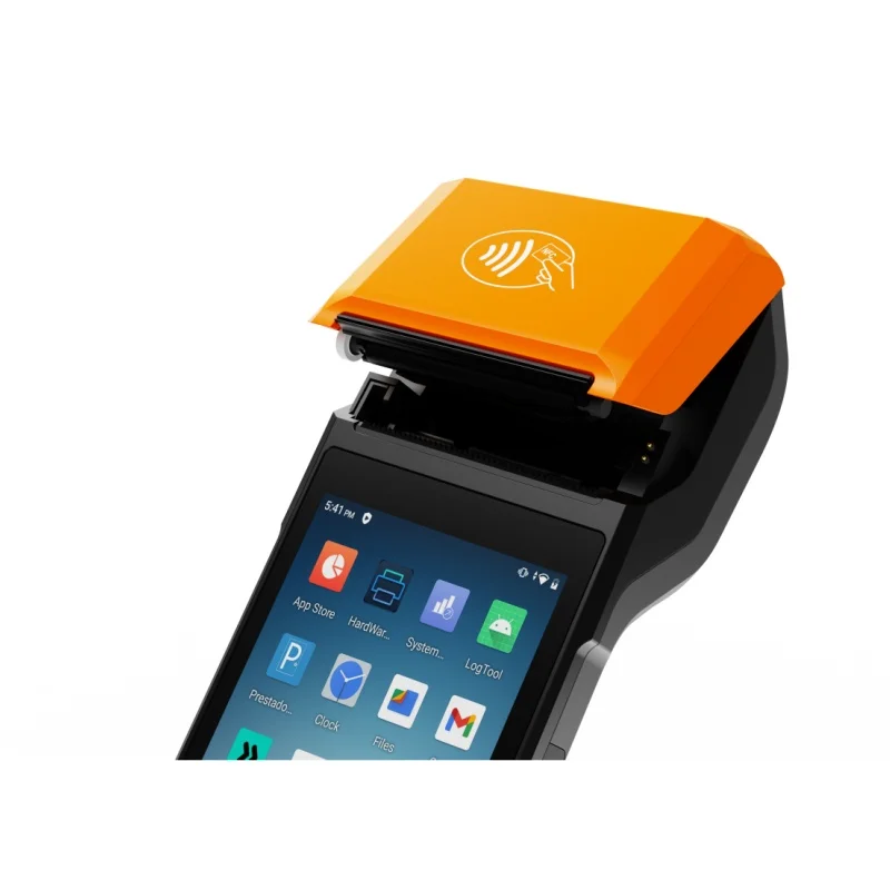 5.5 Inch Handheld Pos Terminal Android 4G Wifi Pos System With 58mm Printer Pos Systems