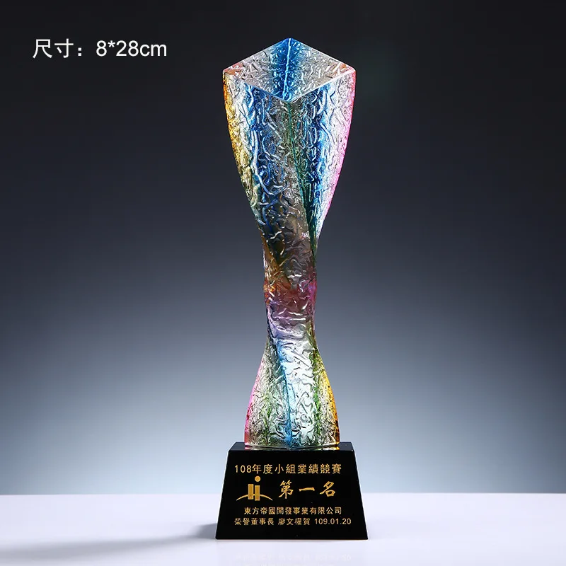 K9 blank crystal trophy awards Free Design Custom Any Shape Sample Blank Crystal Glass Star Cup Award Trophy