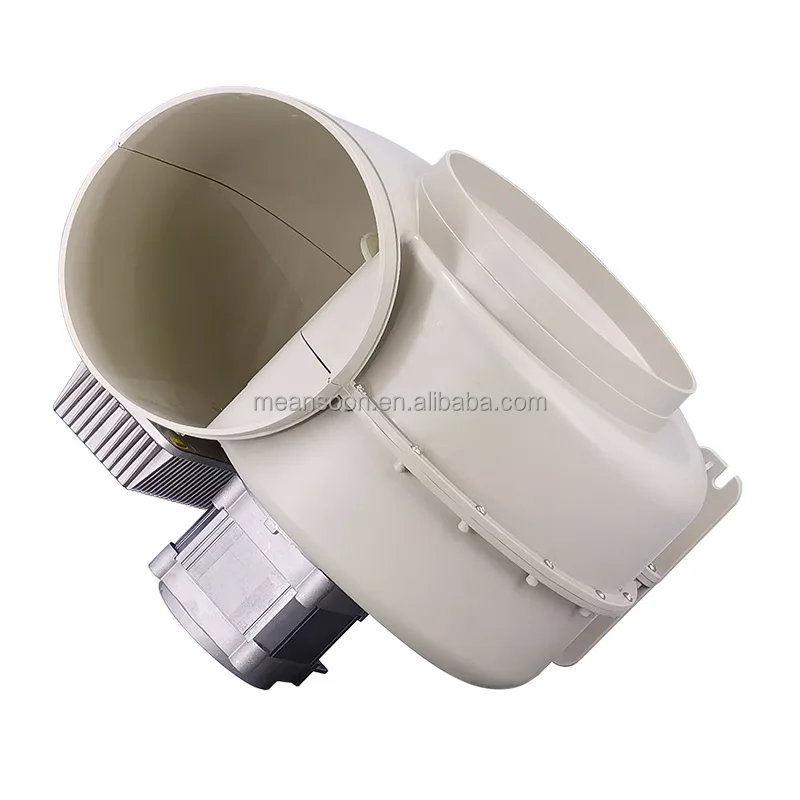Polypropylene 10 inches stepless speed laboratory fume hood exhaust fan