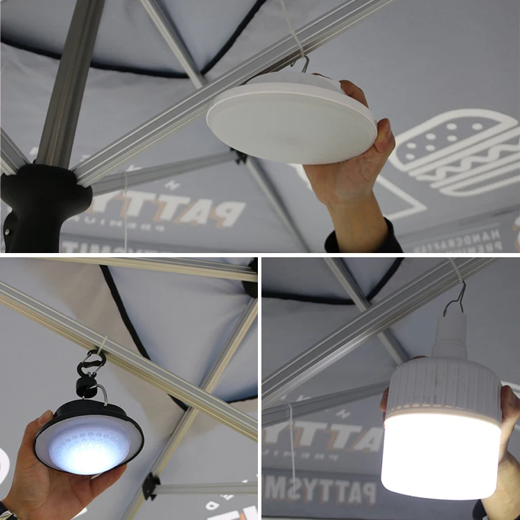 Outdoor advertising cafe umbrella custom logo printed branded fold sun shade garden golf parasol beach umbrellas with light