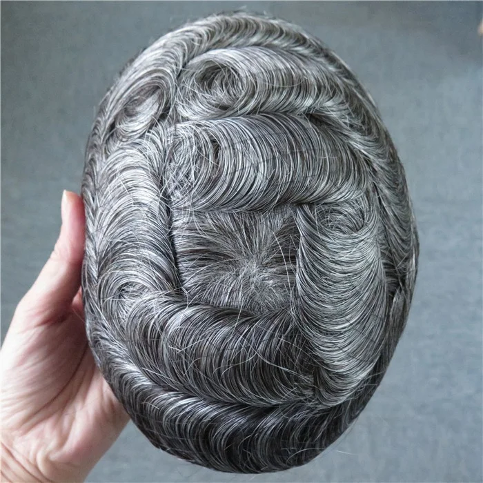 Thin Skin 0.04-0.05mm Bioskin Hair Toupee for Men