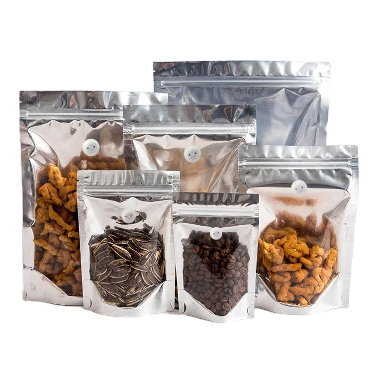 Custom Size Valve For Food Vacuum Bag Set Store Vacuum Storage Bags With Pump