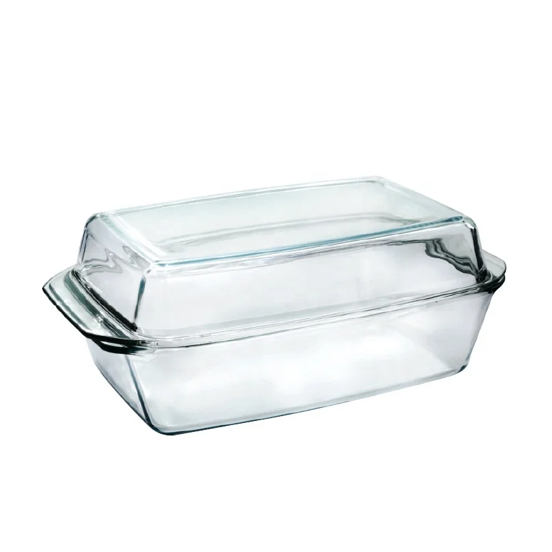 Microwave Safe Glass Casserole Pot With Glass Lid For Soup/ Transparent glass cooking pot casserole dish