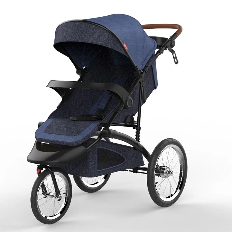 Big Air Wheels Baby Jogger Stroller / 360 Degree Wheels Baby Carriage 3 in 1 / Junior Baby Stroller with Carriage