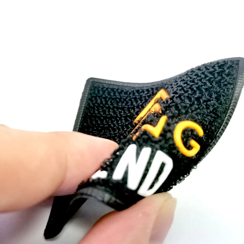 Heat Transfer LOGO 3D Embossed TPU PVC Flock Silicone Iron On Patch Printing Heat Transfer Labels