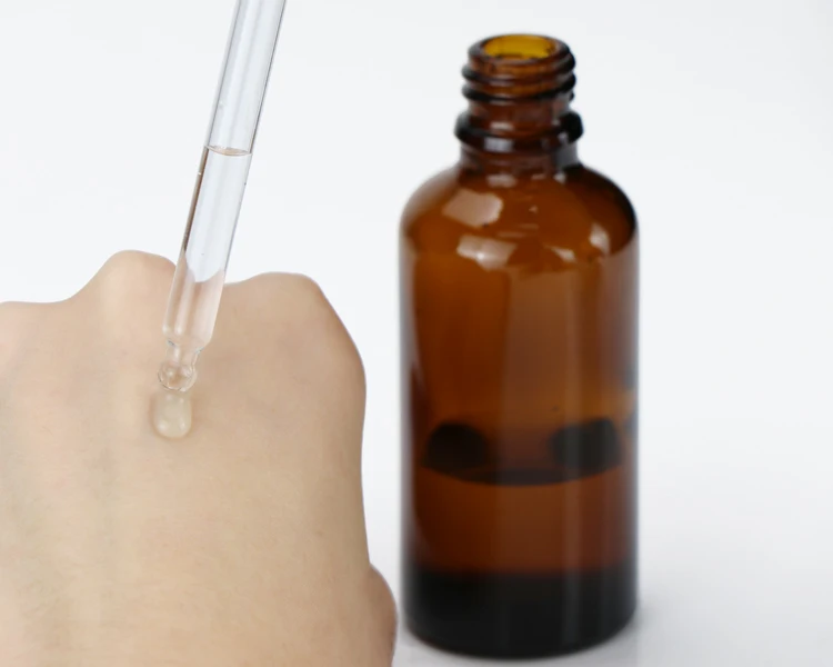 Hot sale 5ml 10ml 15ml 20ml 30ml 50ml 100ml amber/black/blue/green/clear empty essential oil dropper glass bottle