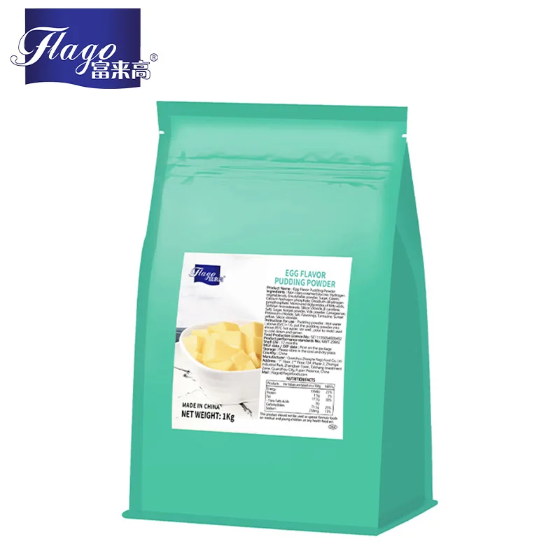 Wholesale Selling Natural food colouring powder Egg Flavor Pudding Powder