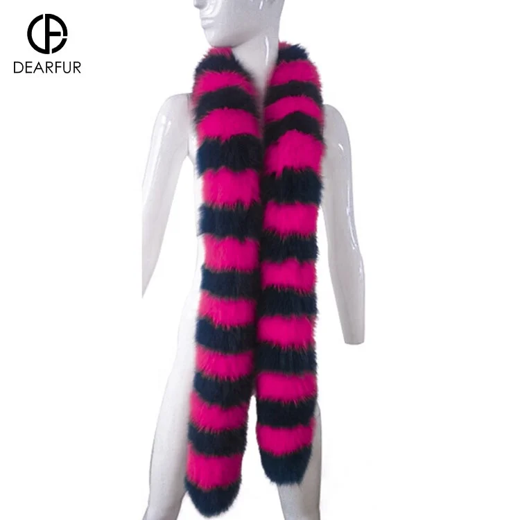 Autumn Wholesale Woman Animal Fox Fur Scarf Scarves For Women