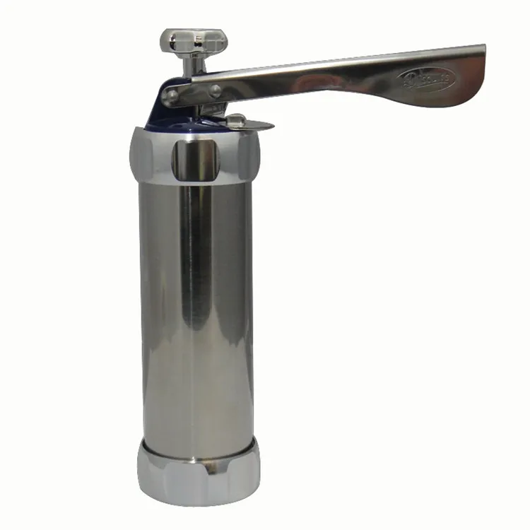 Wholesales Manual Cookie Set Home Kitchen Aluminum Alloy Biscuit Maker 4 Extrusion Mouths Cake Decorating Cookie Extruder