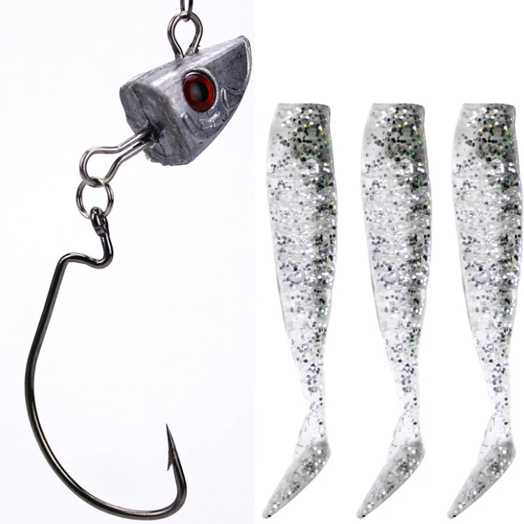 Metal Head Lead Jig Fishing Lure Mold with Wobblers Artificial Bait Fishing Tackle Gear