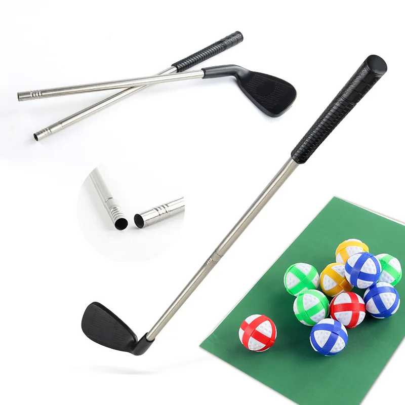 Casual Golf Game Set  Golf Game Mat Golf Chipping Game With 20 Balls Practice Training Indoor Outdoor