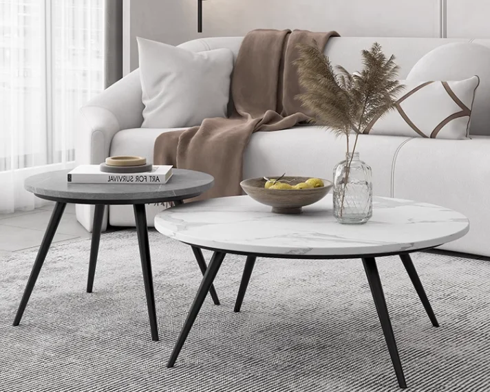 Tea Coffee Table Set Center Table Contemporary Living Room Furniture Interior Decoration Contemporary Marble Coffee Table