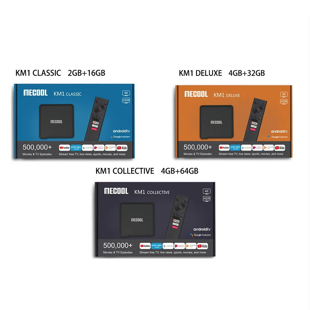  Videostrong OEM KM1 Android 10 0 2 Гб ОЗУ 16 ПЗУ Google Chromecast Восьмиядерный Смарт TV