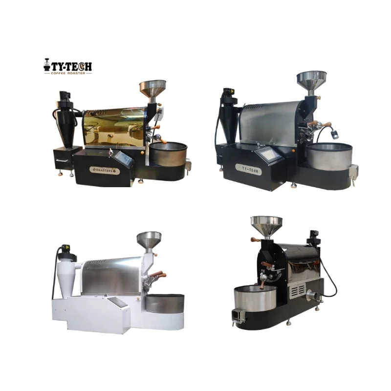 TY-TECH 2kg coffee bean roaster 1kg 1.5kg 2.5kg coffee roasting machine propane roaster coffee roasting equipment