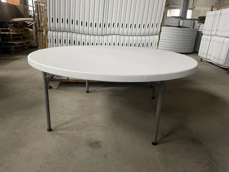 2024 China Manufacturer Factory Supply Hot Sale resin round table foldable