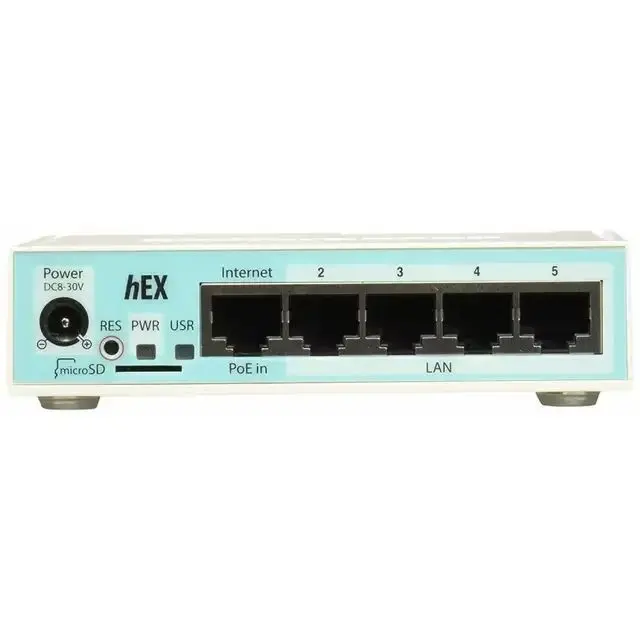 HEX RB750Gr3 Новый MikroTik гигабитный Ethernet-маршрутизатор поддерживает 5 портов Ethernet 10/100/1000