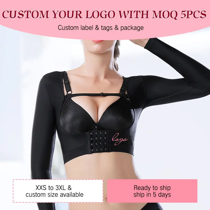 Accessory axillary breastgather towards the chest arm shapewear Effectively supports the chest  Arm shaper for lipo post surgery