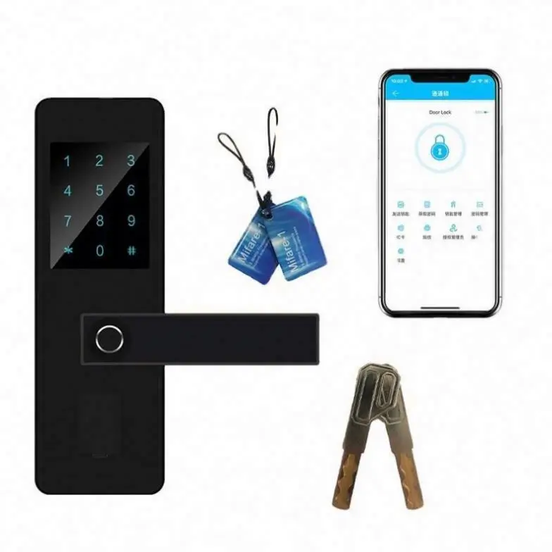 Simple Style Ttlock Mobile App Intelligent Locks Keyless Biometric Smartlocks Door Onlense Smart Lock System With Great Price