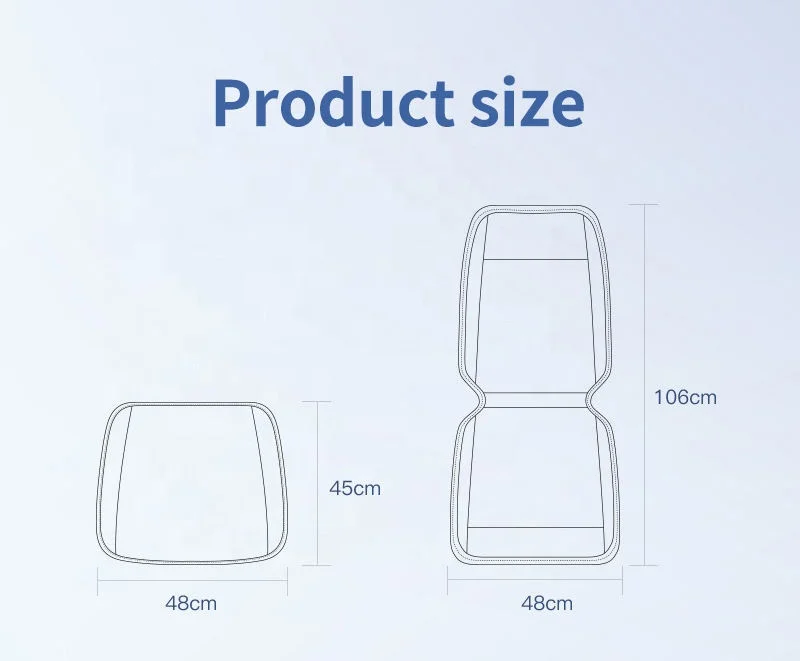 12V Electric Car Cooling Seat Cushion with Built-in Fan, Breathable and Comfortable for All Vehicle Models