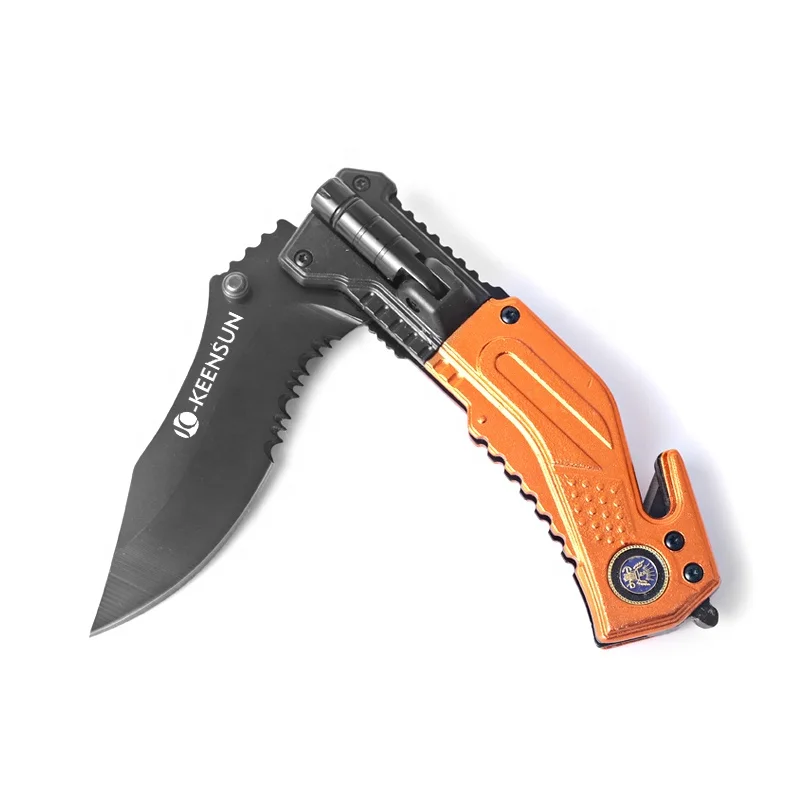 survival folding combat Outdoor camping edc tool pocket  440 stainless steel blade knife