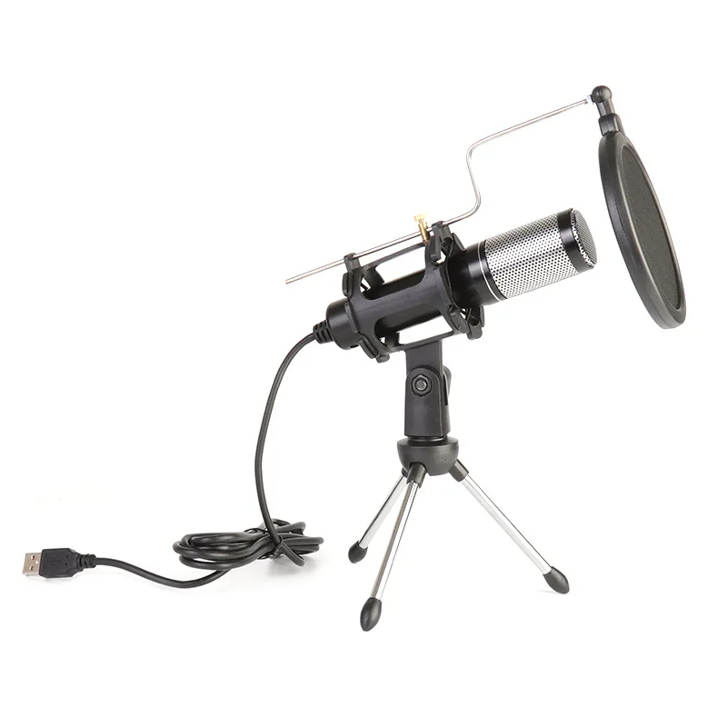 Free Music Vlog Production Live Streaming Home Recording Set Professional Gaming Usb Condenser Microphone Studio Equipment