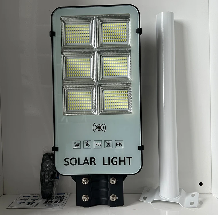 KTG new arrival garden lamp high power brightness 500w 800w 1000w 1200w all in one solar wall lamp with Glass lampshade