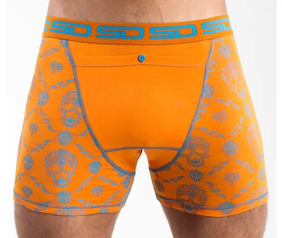 Оптовая продажа, мужские шорты-боксеры с черепом высокого качества