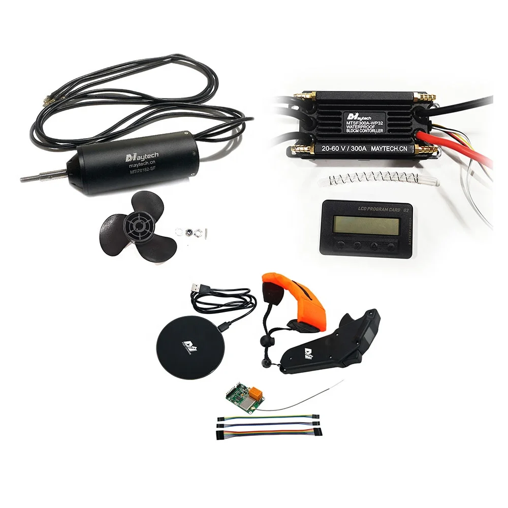 Maytech Electric Foil DIY Efoil Kit 70182 Waterproof Motor With 300A Waterproof ESC and Waterproof Remote