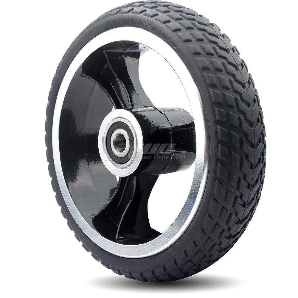 200x50 (8x2) wheel tyre with alloy hub 8 inch solid tire For Electric Scooter e100 e200 e Punk Dune Buggy Bike