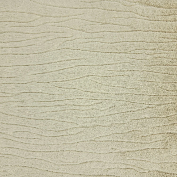 100%T Hot Selling Factory New Design Super Soft Long Pile One Face Fleece Velour Fabric For Garment