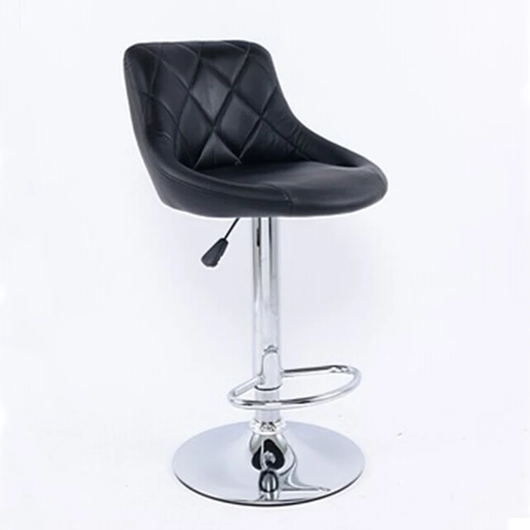 height metal frame adjustable footrest swivel bar stool chair