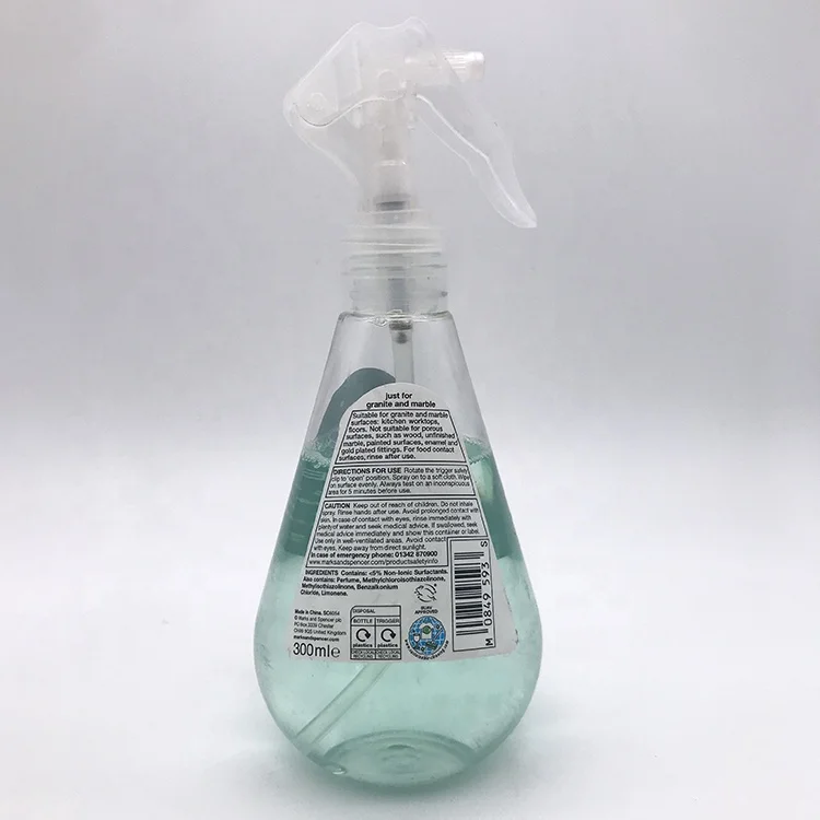 
Non abrasive shine created 300ml kitchen Granite marble cleaner 