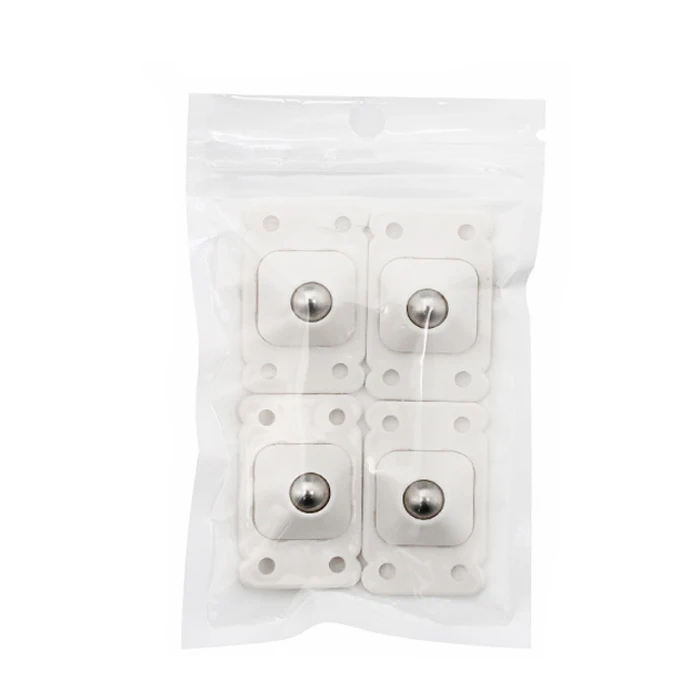 Wholesale Plastic 360 Rotation Universal Furniture Self Adhesive Sticky Pulley Caster Wheels for Boxes, Container