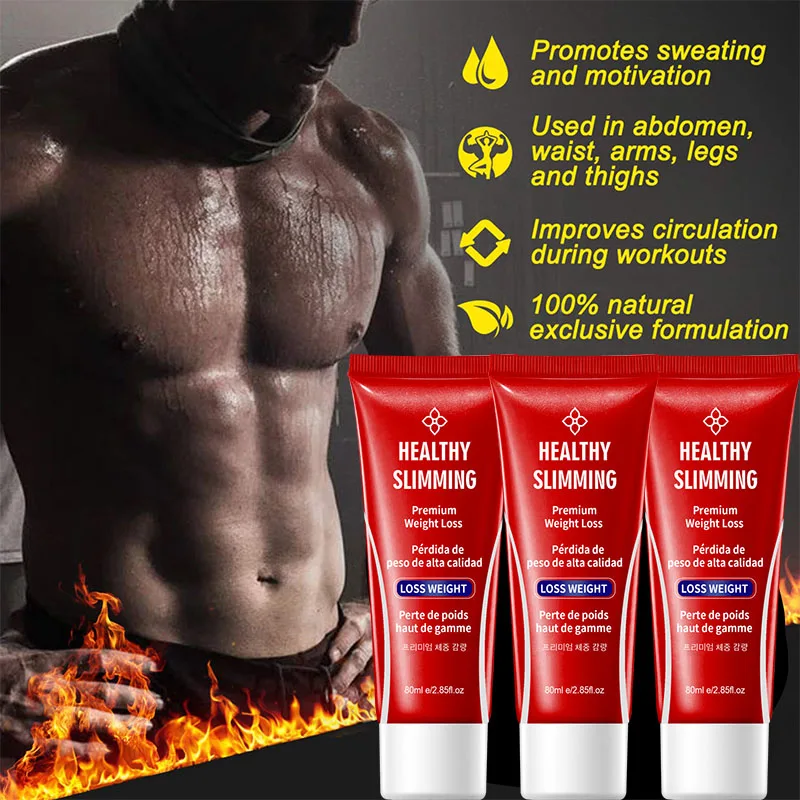 Slimming Cream Navel Arm Leg Belly Fat Burning Cream Weight Loss Skin Firming Moisturizing Relaxing Tightening & Slimming