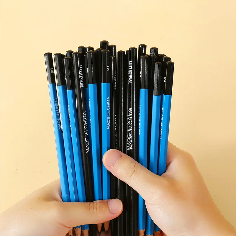 XinyiArt Professional Custom Logo 3H 5H 7H B 2B 4B 5B 6B 8B 10B 12B 14B Drawing Pencil Sketch Pencil For Artist Beginner
