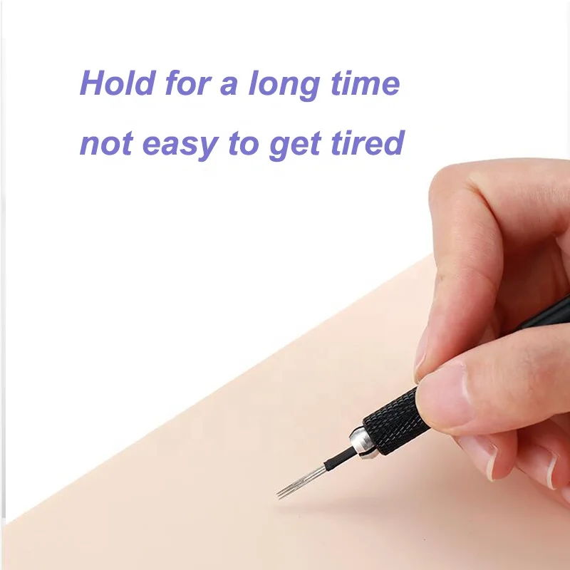 PMU Accessories Supplies Professional Black Permanent Makeup Embroidery Manual Pen Eyebrow Lip Tattoo Hand Tool Microblading Pen