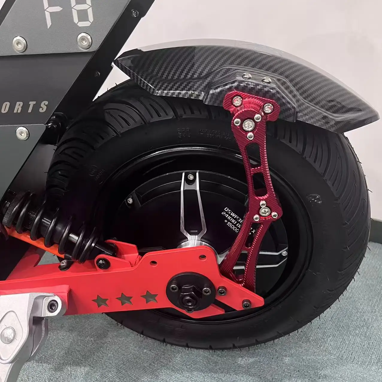 Geofought 72V 15000W 60Ah F8 E Scooter 90-180A Controller Offroad Fastest 120Km 140Km 70-90Mi Scoter Electric Scooter Adults