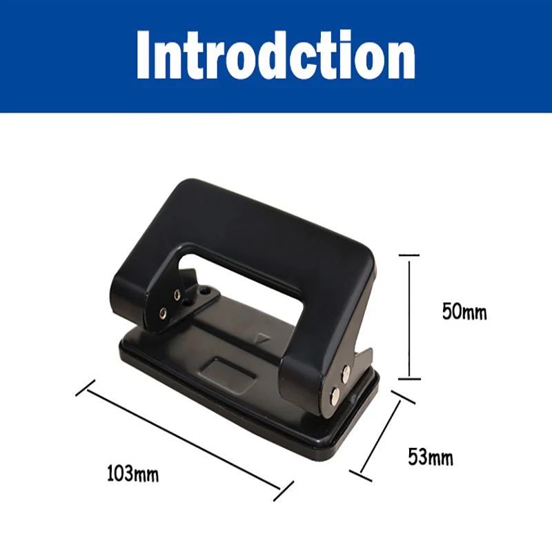 professional factory small model 2 hole punch hand held hole punches paper hole puncher