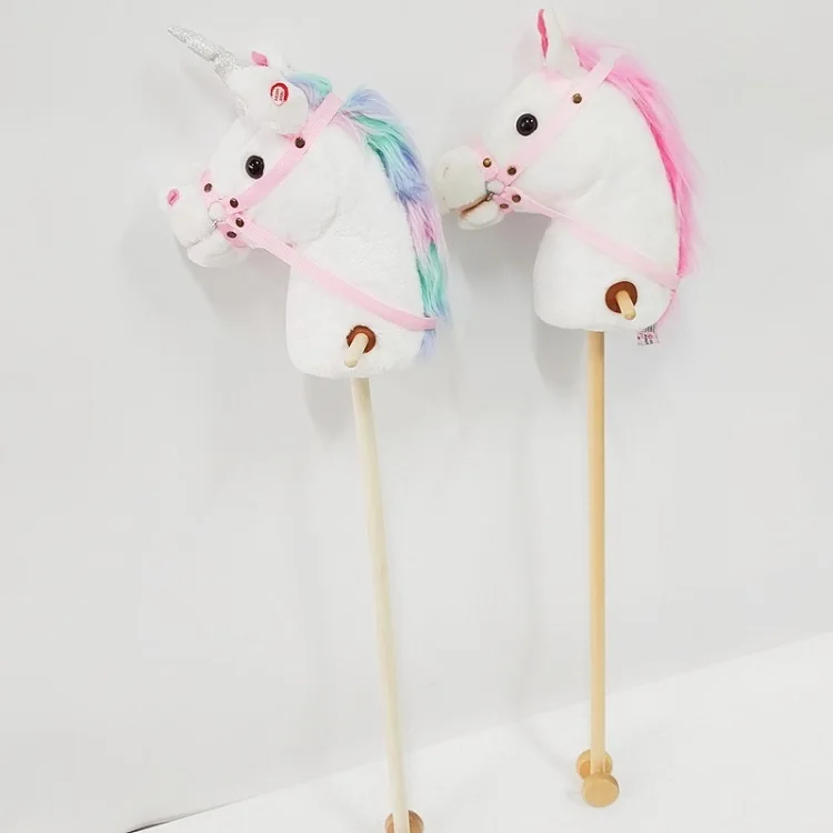 Girls Best Choice Plush Horse Ride On Sticks Hobby horse stick with difference functions