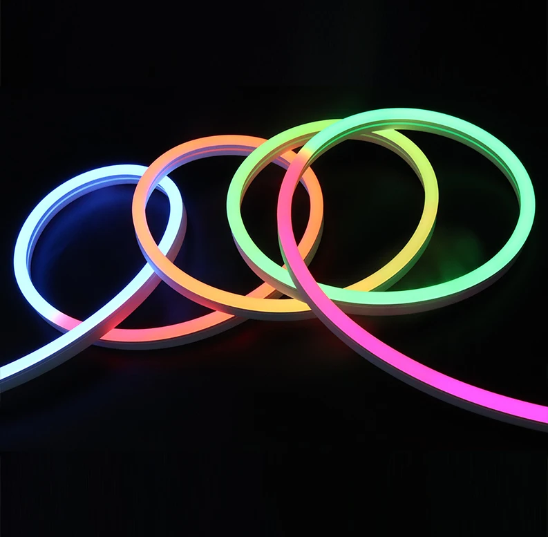 Banqcn RGBIC 10 м 5 цифровая Гибкая Смарт-лента 12 В 24 ПВХ RGB светодиодная неоновая лента
